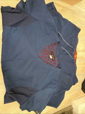 Koi Basics Navy Blue Scrubs set